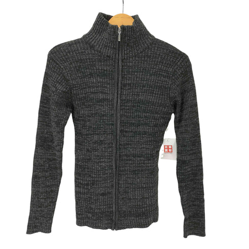 モッシモ MOSSIMO 総柄 アクリル ジップアップ ドライバーズ ニット セーター メンズ JPN:M