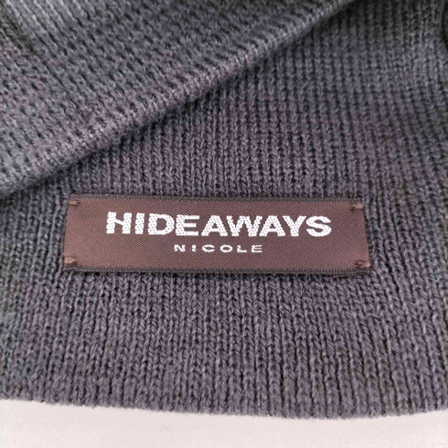 ハイダウェイニコル HIDEAWAYS NICOLE ロゴエンボスビーニー メンズ FREE