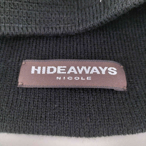 ハイダウェイニコル HIDEAWAYS NICOLE ロゴエンボスビーニー メンズ FREE
