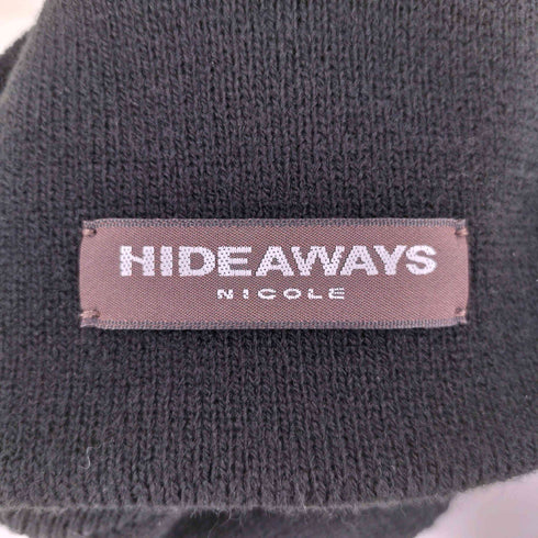 ハイダウェイニコル HIDEAWAYS NICOLE ロゴエンボスビーニー メンズ FREE