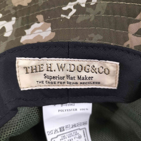 ザエイチダブリュドックアンドコー THE H.W.DOG&CO RAIN HAT Camo メンズ