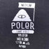 ポーラー POLER コットン ロゴプリントクルーネック 長袖 Tシャツ メンズ import:M