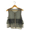 ディニテコリエ Dignite Collier シアー ノースリーブブラウス レディース