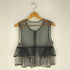 ディニテコリエ Dignite Collier シアー ノースリーブブラウス レディース