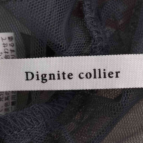 ディニテコリエ Dignite Collier シアー ノースリーブブラウス レディース