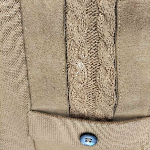 ピューリタン PURITAN 70-80s PURITAN DOUBLE KNIT USA製 アクリルカーディガン メンズ S