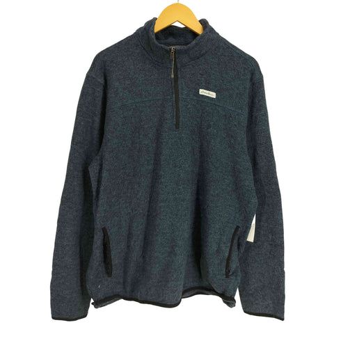 エディーバウアー Eddie Bauer 00S ハーフジップ フリース メンズ import:XL