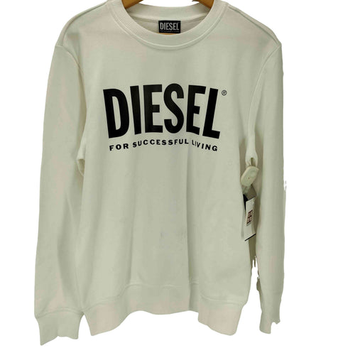 ディーゼル DIESEL S-GIRK-ECOLOGO ロゴ プリント プルオーバー スウェット メンズ import:S