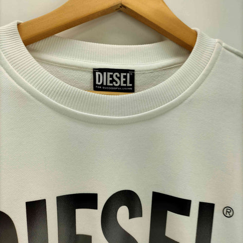 ディーゼル DIESEL S-GIRK-ECOLOGO ロゴ プリント プルオーバー スウェット メンズ import:S