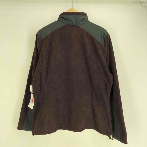 エディーバウアー Eddie Bauer 365 ロゴ刺繍 ナイロン切替 フリースジャケット メンズ import:XL