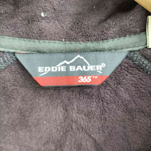 エディーバウアー Eddie Bauer 365 ロゴ刺繍 ナイロン切替 フリースジャケット メンズ import:XL