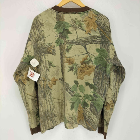 リアルツリーカモフラロングスリーブTシャツ メンズ