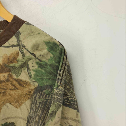 リアルツリーカモフラロングスリーブTシャツ メンズ