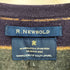アールニューボールド R.NEWBOLD ヘンリーネック ボーダーニット セーター メンズ import:L