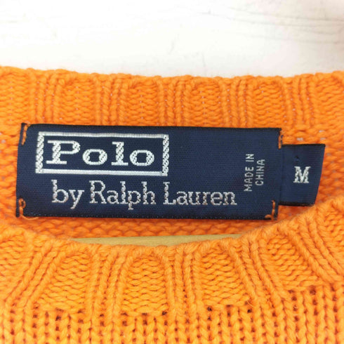 ポロバイラルフローレン Polo by RALPH LAUREN 胸元ロゴ刺繍ニット メンズ import:M