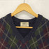 LORD JEFF Vネックアーガイルニット メンズ import:XL
