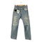リーバイス Levis 70s 501 66後期 ボタン裏6 平行ステッチ 黒カンヌキ リペアカスタム クラッシュ ボタンフライデニムパンツ メンズ