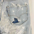 リーバイス Levis 70s 501 66後期 ボタン裏6 平行ステッチ 黒カンヌキ リペアカスタム クラッシュ ボタンフライデニムパンツ メンズ