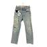 リーバイス Levis 501 ボタン裏555 バレンシア工場 リペアカスタム クラッシュデニムパンツ メンズ
