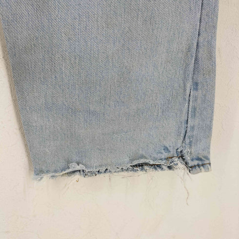 リーバイス Levis 501 ボタン裏555 バレンシア工場 リペアカスタム クラッシュデニムパンツ メンズ