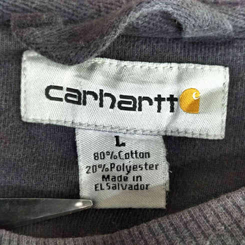 カーハート Carhartt 00S 裾 ロゴ刺繍 クルーネック スウェット メンズ import:L