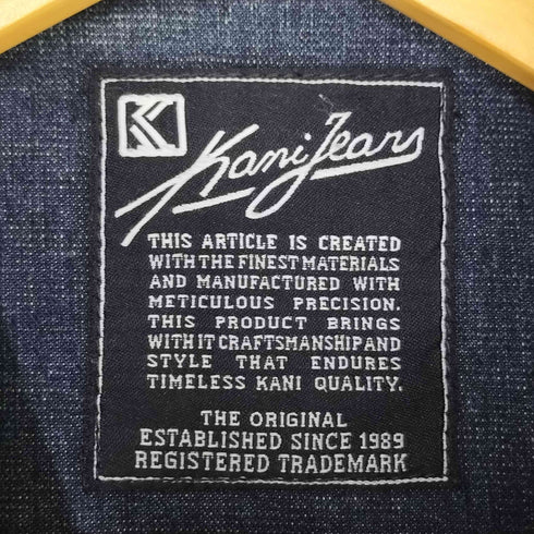 カールカナイ Karl Kani 90S 香港製 KANI JEANS ロゴ刺繍 カバーオール デニムジャケット メンズ import:L