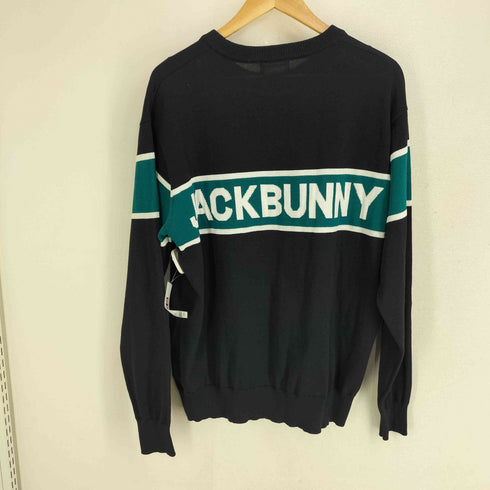 ジャックバニー JACK BUNNY 14GPLY天竺クルーネックニットプルオーバー メンズ JPN:5