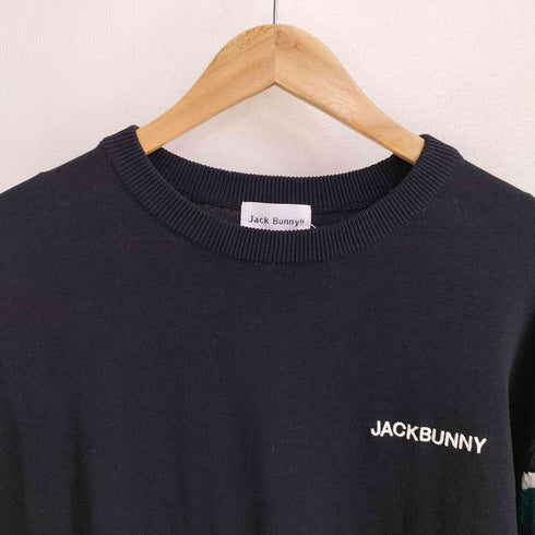 ジャックバニー JACK BUNNY 14GPLY天竺クルーネックニットプルオーバー メンズ JPN:5