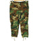 ユーエスアーミー U.S. ARMY 80S 米軍 WOODLAND CAMOUFLAGE ウッドランドカモ 迷彩 サイドアジャスター ドローコード トラウザーズ カーゴパンツ 1985年製 メンズ M