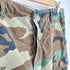 ユーエスアーミー U.S. ARMY 80S 米軍 WOODLAND CAMOUFLAGE ウッドランドカモ 迷彩 サイドアジャスター ドローコード トラウザーズ カーゴパンツ 1985年製 メンズ M