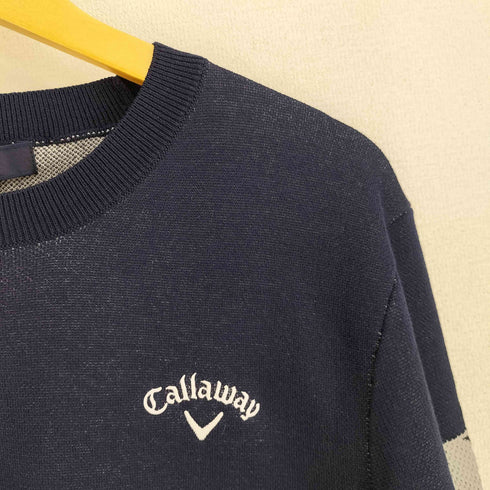 キャロウェイ Callaway ロゴジャカードクルーネックニット メンズ JPN:L