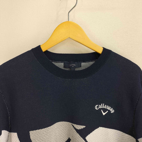キャロウェイ Callaway ロゴジャカードクルーネックニット メンズ JPN:L