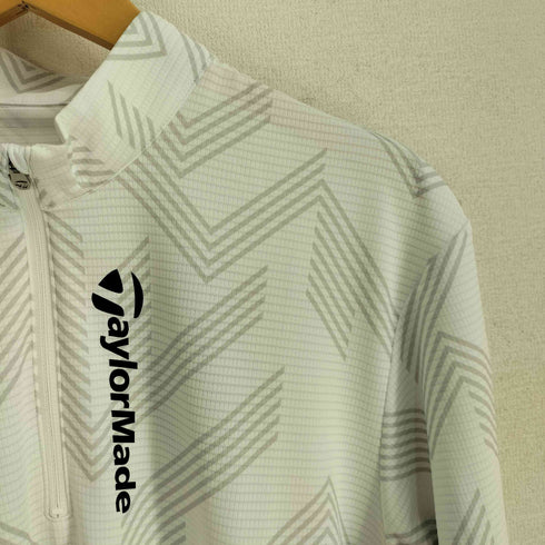 TaylorMade TコントロールグラフィックL/Sジップモック メンズ JPN:L