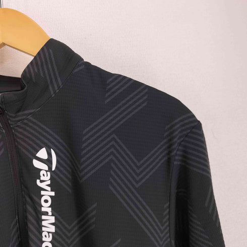 TaylorMade TコントロールグラフィックL/Sジップモック メンズ JPN:L