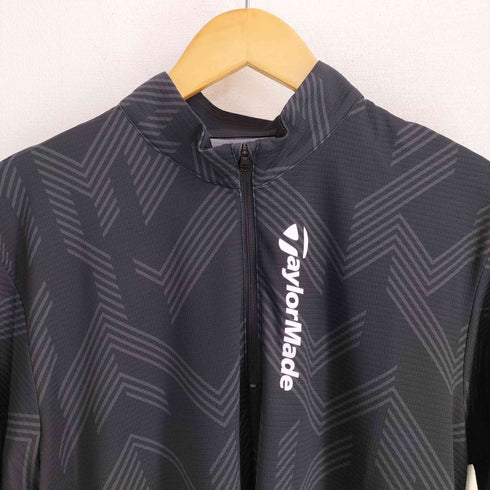 TaylorMade TコントロールグラフィックL/Sジップモック メンズ JPN:L