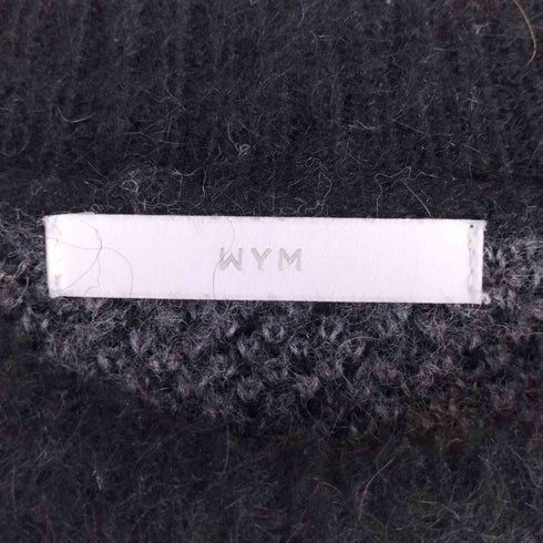 ウィム バイ リドム WYM LIDNM MOHAIR BLEND JACQUARD SHAGGY KNIT メンズ JPN:M