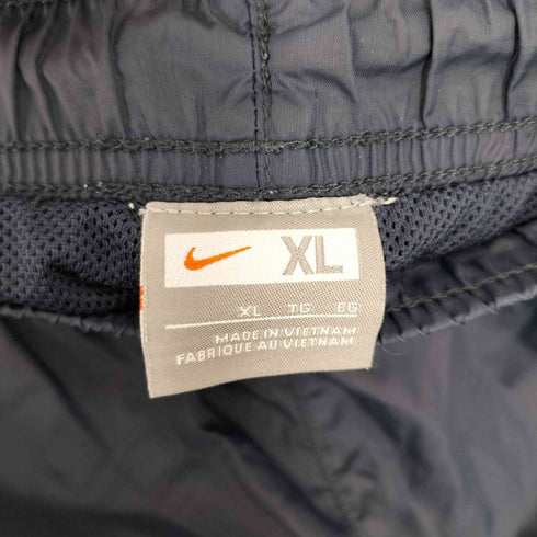 ナイキ NIKE 00S グレータグ スウッシュロゴ刺繍 切替 裏地メッシュ ドローコード ナイロン パンツ メンズ JPN:XL