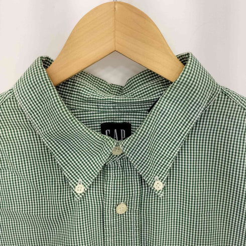 ギャップ Gap 00s OLD ボックスチェック BD 長袖シャツ メンズ XL