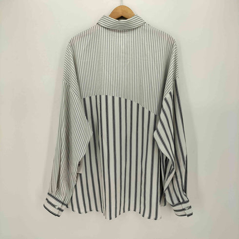 ティーケータケオキクチ tk. TAKEO KIKUCHI 23AW トロンプルイユストライプビッグシャツ メンズ JPN:M