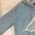 エンポリオアルマーニ EMPORIO ARMANI 21AW Blue Graphic Print Hooded Sweatshirt ブルー グラフィック プリント フード付き スウェット シャツ パーカー メンズ import:XS