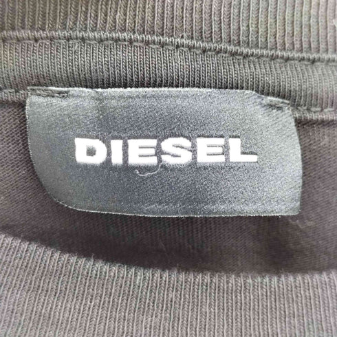 ディーゼル DIESEL COPYRIGHT DEBEL -ID 2019 クルーネック 長袖 Tシャツ メンズ import:M