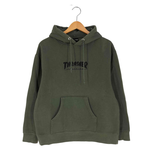 スラッシャー THRASHER フロッキーロゴ プルオーバーパーカー メンズ JPN:L