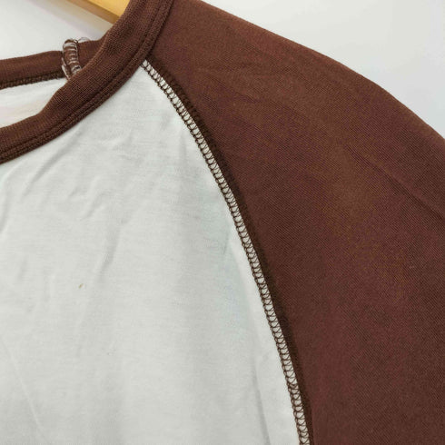ステューシー Stussy 00s ワールドツアー 両面 グラフィックプリントラグランTシャツ 七分袖 メンズ import:S