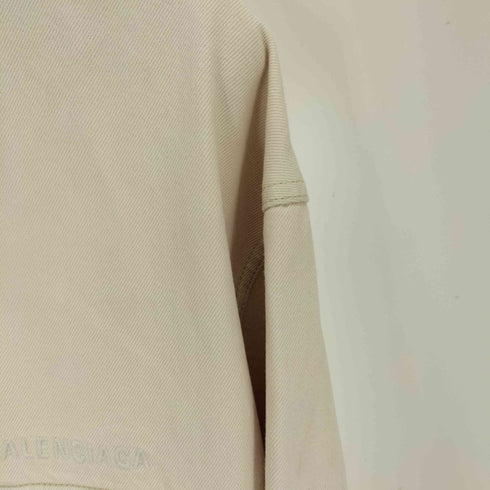 バレンシアガ BALENCIAGA 22SS Logo Denim Jacket ダメージ加工 デニムジャケット メンズ M