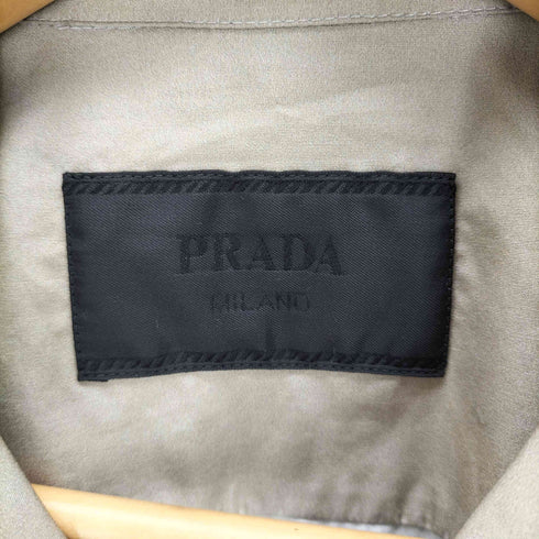 プラダ PRADA Lilium Poplin Bowling Shirt メンズ import:M