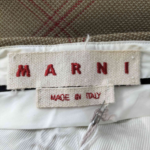マルニ MARNI Wide-leg trousers tw893 レディース 42