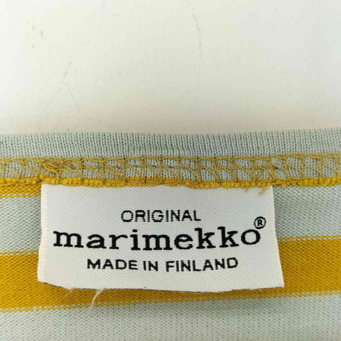 マリメッコ marimekko ボーダー ボートネックカットソー レディース import:S
