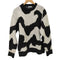 ザラ ZARA ABSTRACT JACQUARD SWEATER メンズ import:M