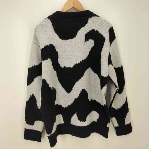 ザラ ZARA ABSTRACT JACQUARD SWEATER メンズ import:M