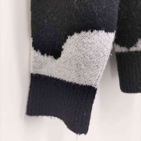 ザラ ZARA ABSTRACT JACQUARD SWEATER メンズ import:M